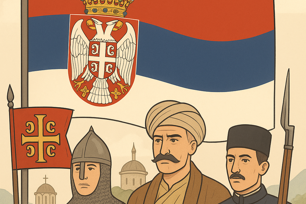 Флаг Сербии